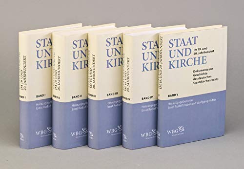 Staat und Kirche im 19. und 20. Jahrhundert: Dokumente zur Geschichte des deutschen Staatskirchenrechts von WBG Academic